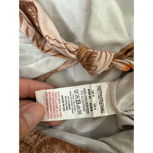 PrettyLittleThing brown crop top - Picture 6 of 7